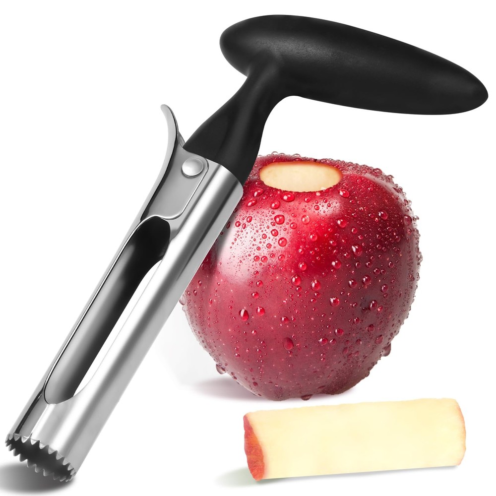 Apple Corer Tool with Sharp Serrated for Pears，Premium Apple Core Remover ，Ea...