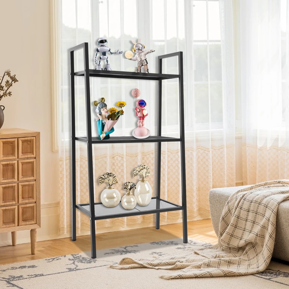 3-tier Storage Rack, Kitchen Storage Rack, Multi-tier Bookshelf, Stepped Shape