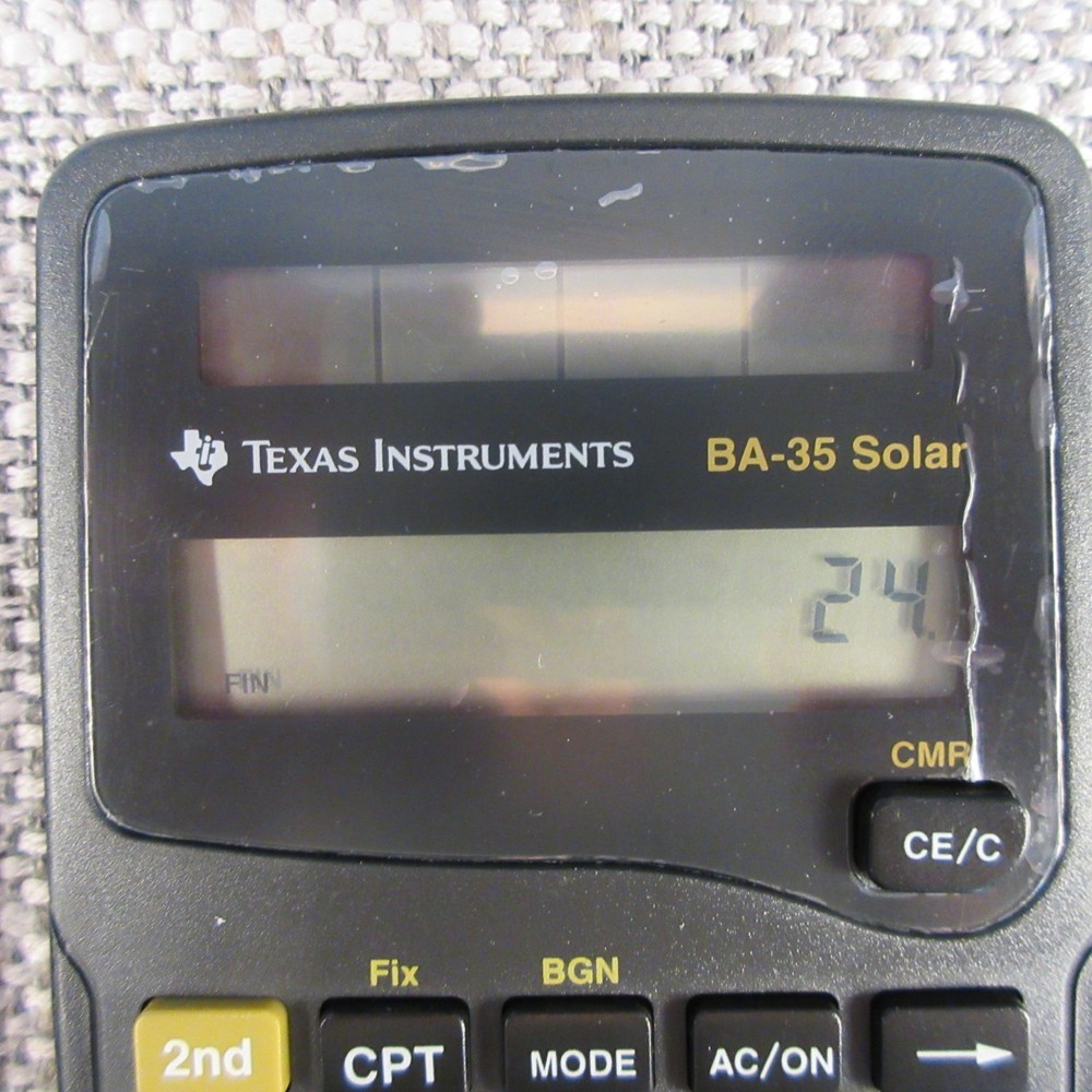 Texas Instuments TI-36X Solar Business Analyst Calculator