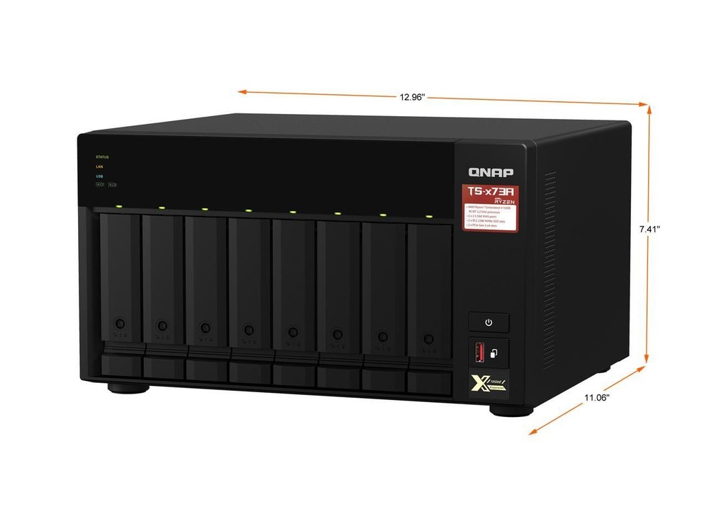 QNAP TS-873A-8G-US Diskless System Network Storage