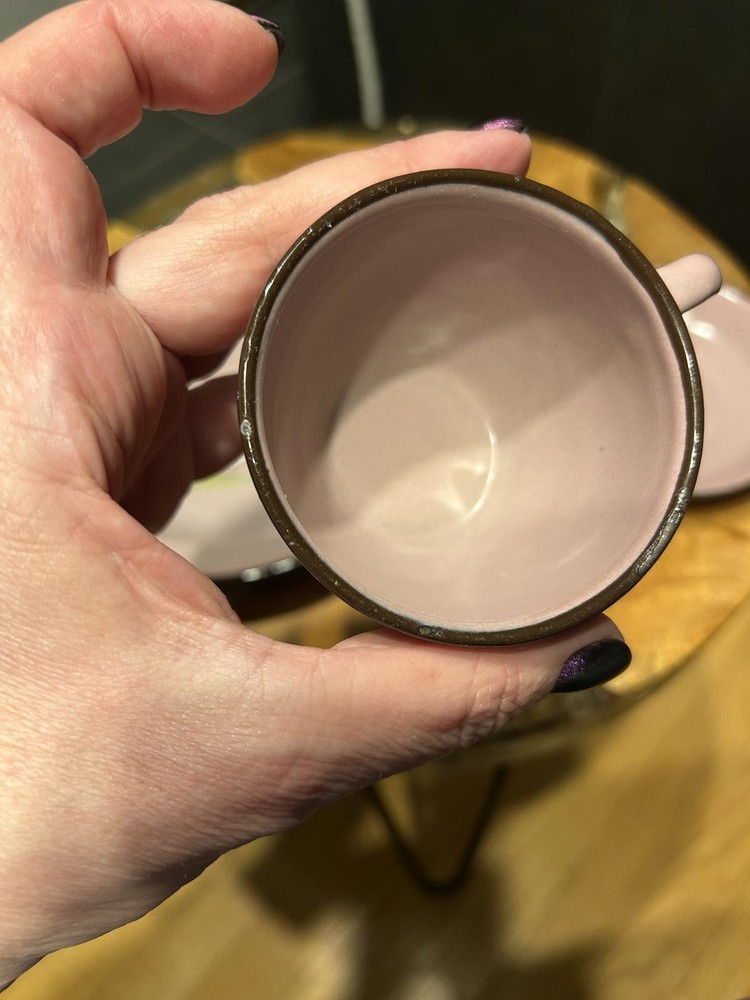 Vintage Hand-Painted Enamelware Dinnerware Set - Germany