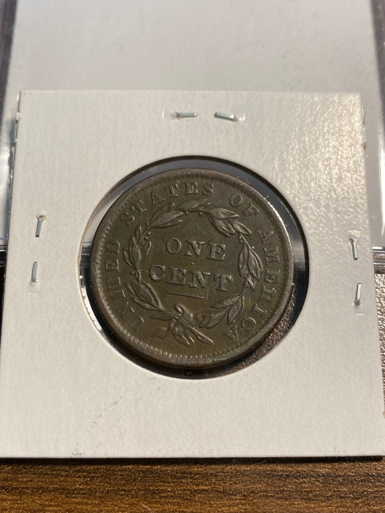 1838-P Coronet Head Large Cent 1C VERY FINE+ (VF+) Plus