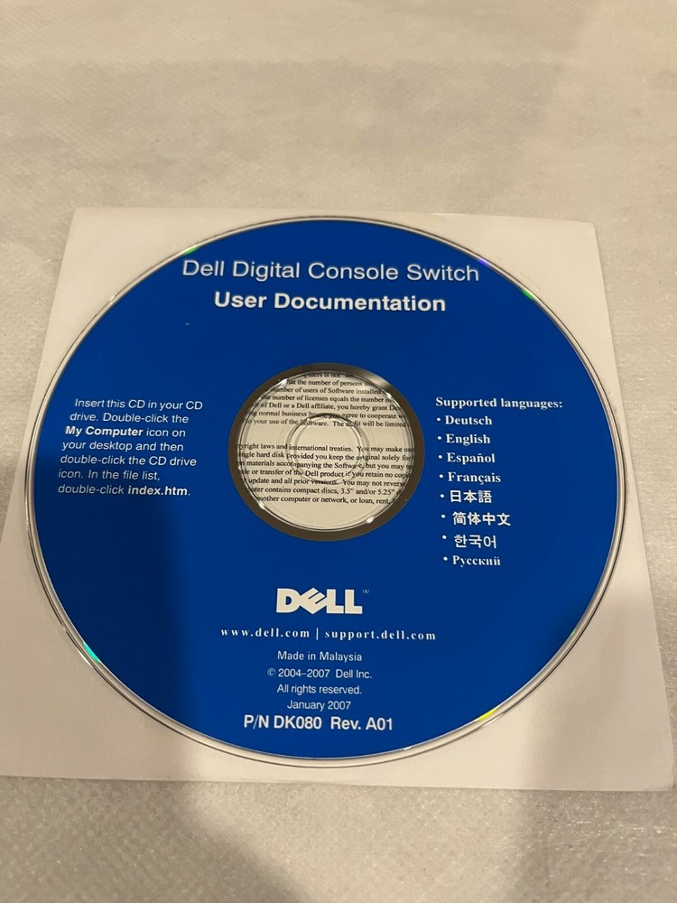 Dell Digital Console Switch User Documentation