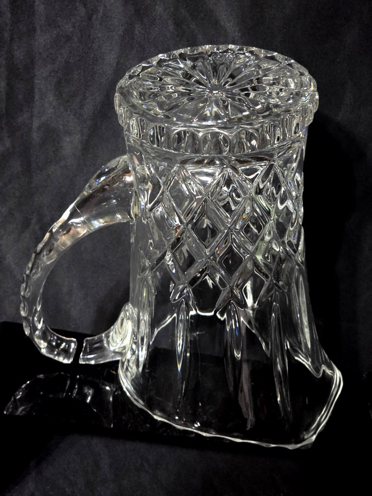 Gorham King Edward Crystal Pitcher 32oz – Unique Handle Separation (See Notes)