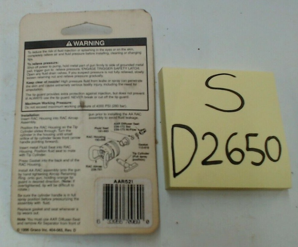 Graco AAR521 Spray Tip