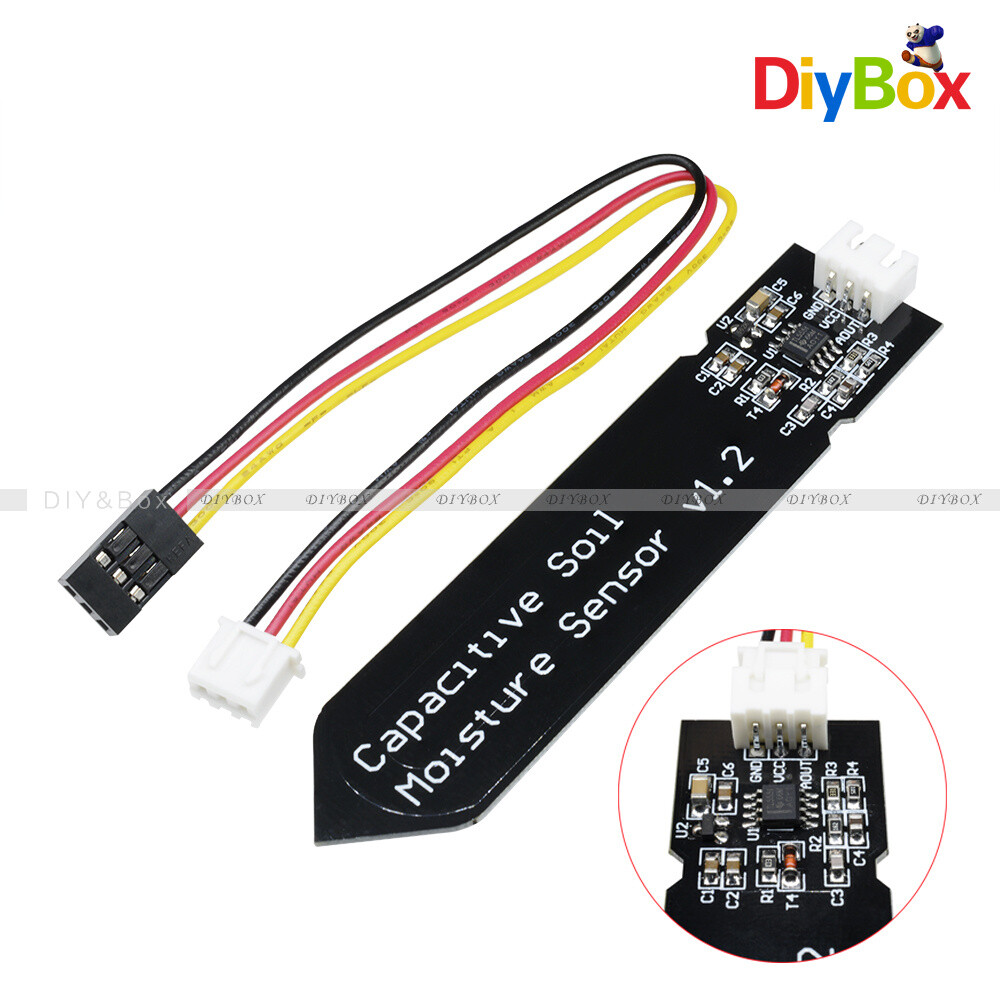 Analog Capacitive Soil Moisture Sensor V1.2 Corrosion Resistant + Sensor Cable