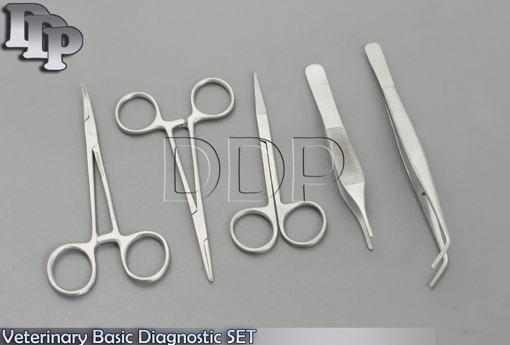 Veterinary Basic Diagnostic Kit Suture Surgery Dental Medical Nurse Student