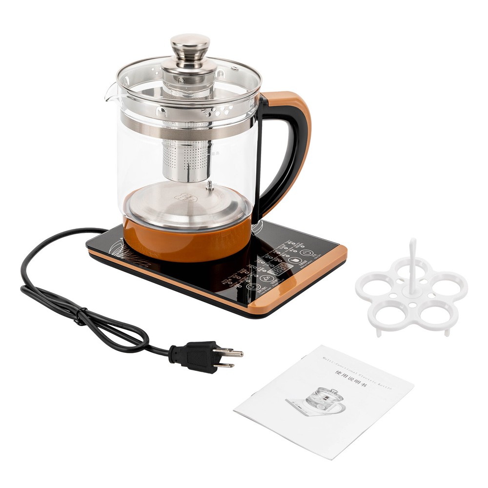 1.8L 800W Electric Health Pot Electric Glass Kettle for Boiling Water Tea Maker