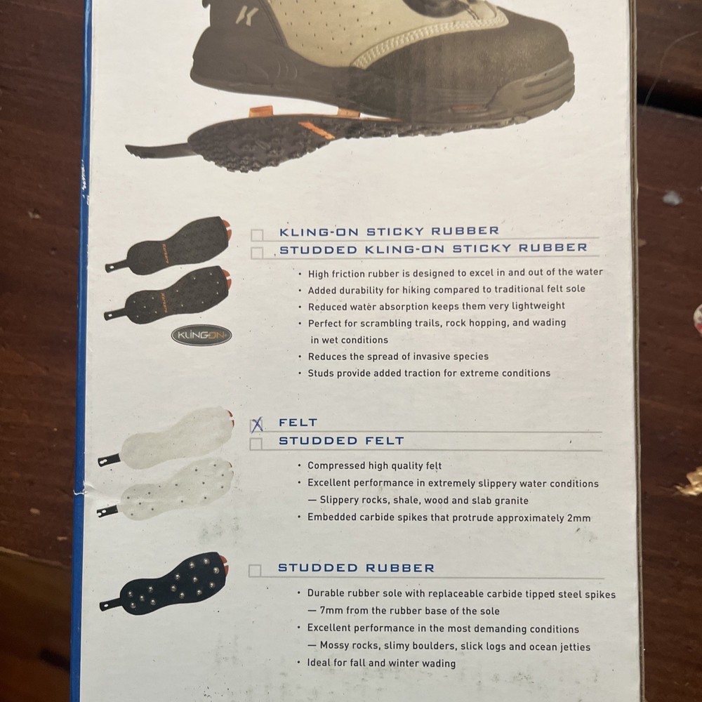 Korkers OmniTrax Interchangeable Sole System Vibram 11