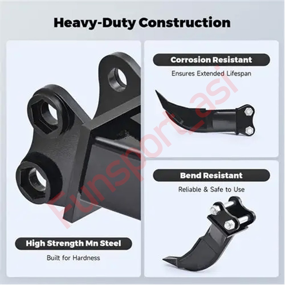 For Small Digger Mini Excavator 19'' Ripper Attachment Hook Ripper Tooth