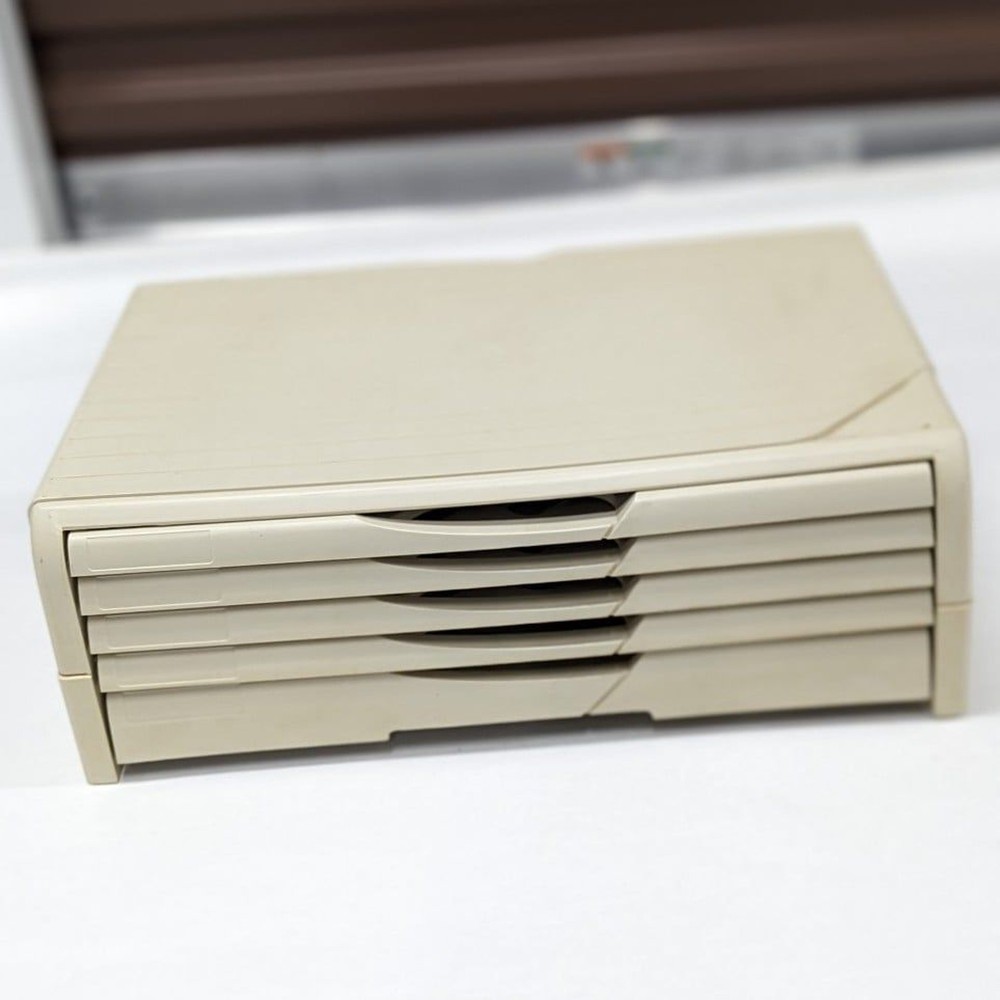 Vintage Beige Filing Tray