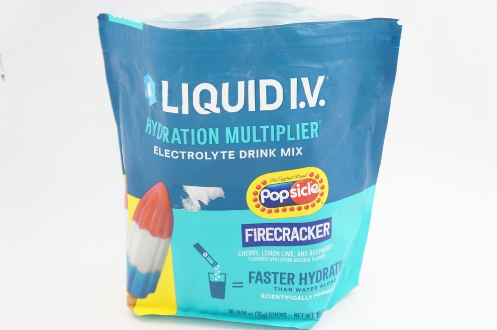 NOB Liquid IV Firecracker Popsicle Hydration Electrolyte Drink Mix 24/30 Sticks
