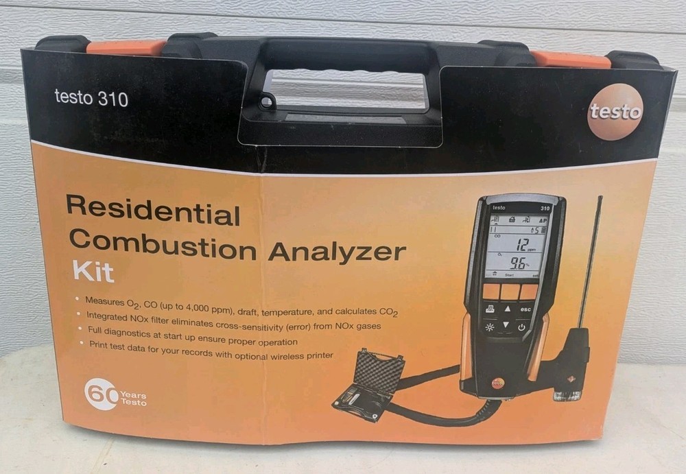 Testo 310 Residential Combustion Analyzer Kit