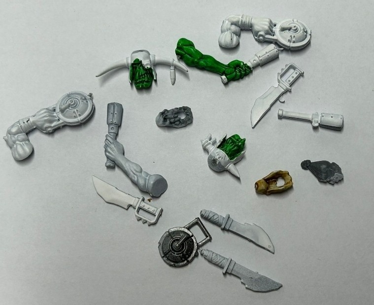 Warhammer 40k Ork Bombs And Choppas Bits Pack