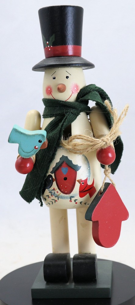 Snowman Nut Cracker Vintage 10 Inches Tall