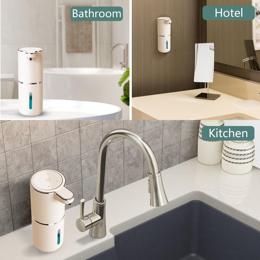 Automatic Soap Dispenser – Touchless Foaming Soap Dispenser 400ml USB Rech