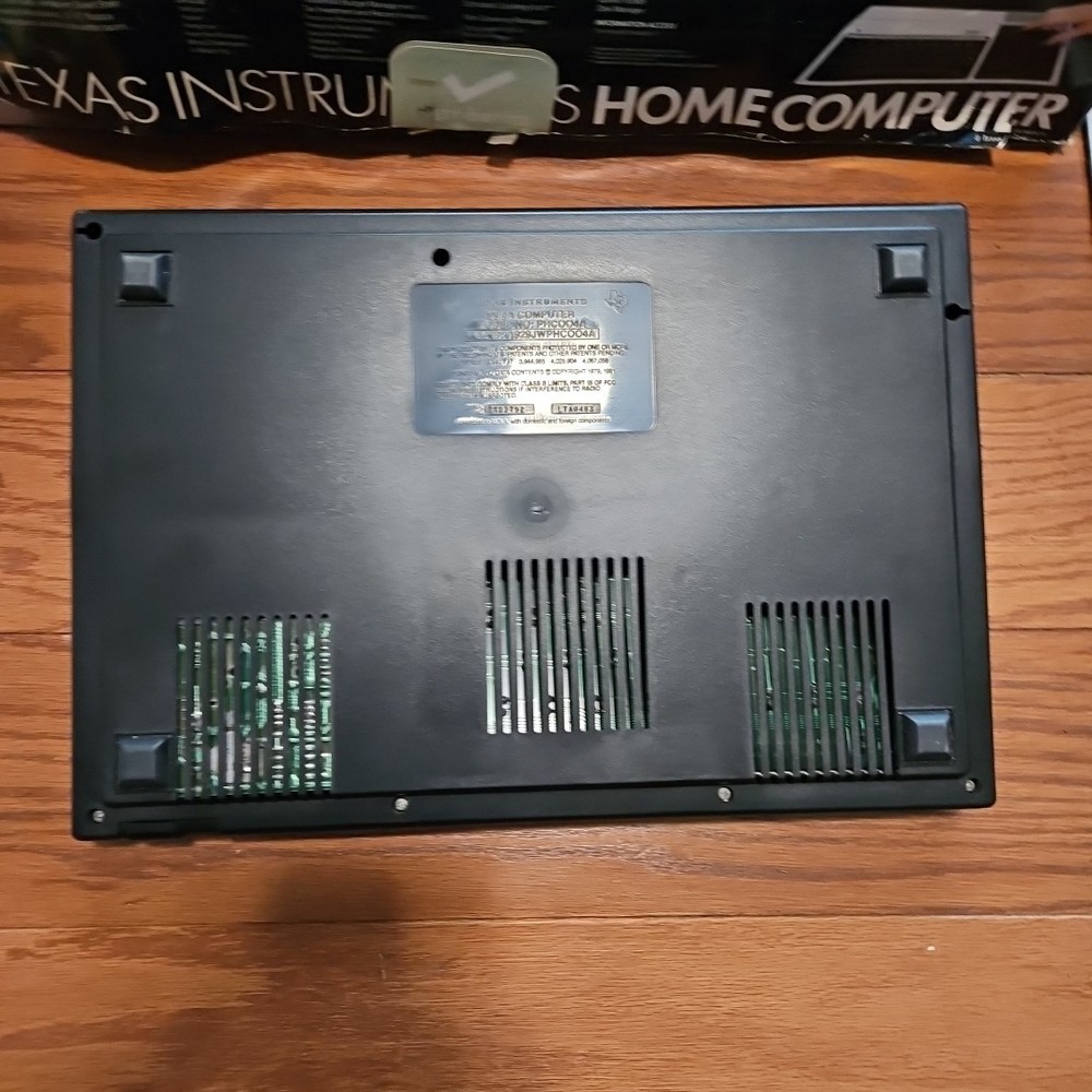 Texas Instruments Ti-99/4a Home Computer Console In Box With Cords Books