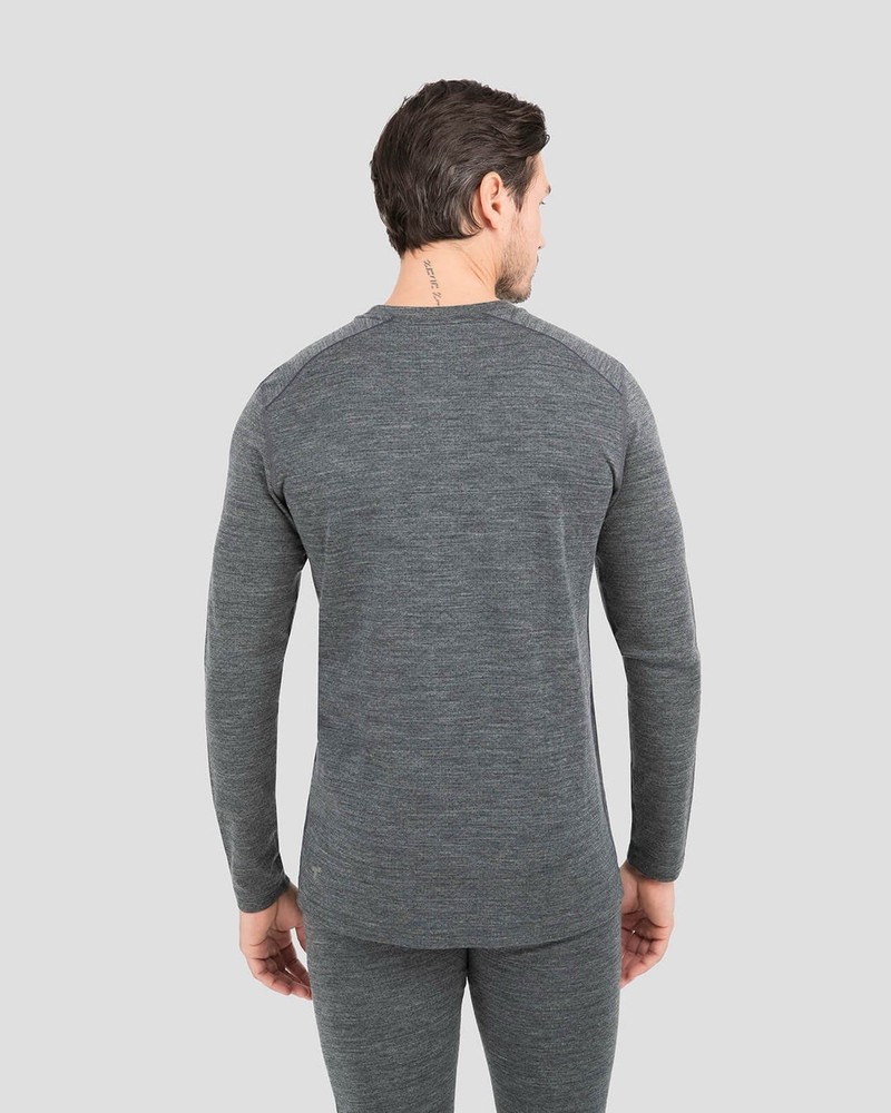 Terramar Woolskins 2.0 Base Layer Top - UPF 50, Merino Wool, Long Sleeve
