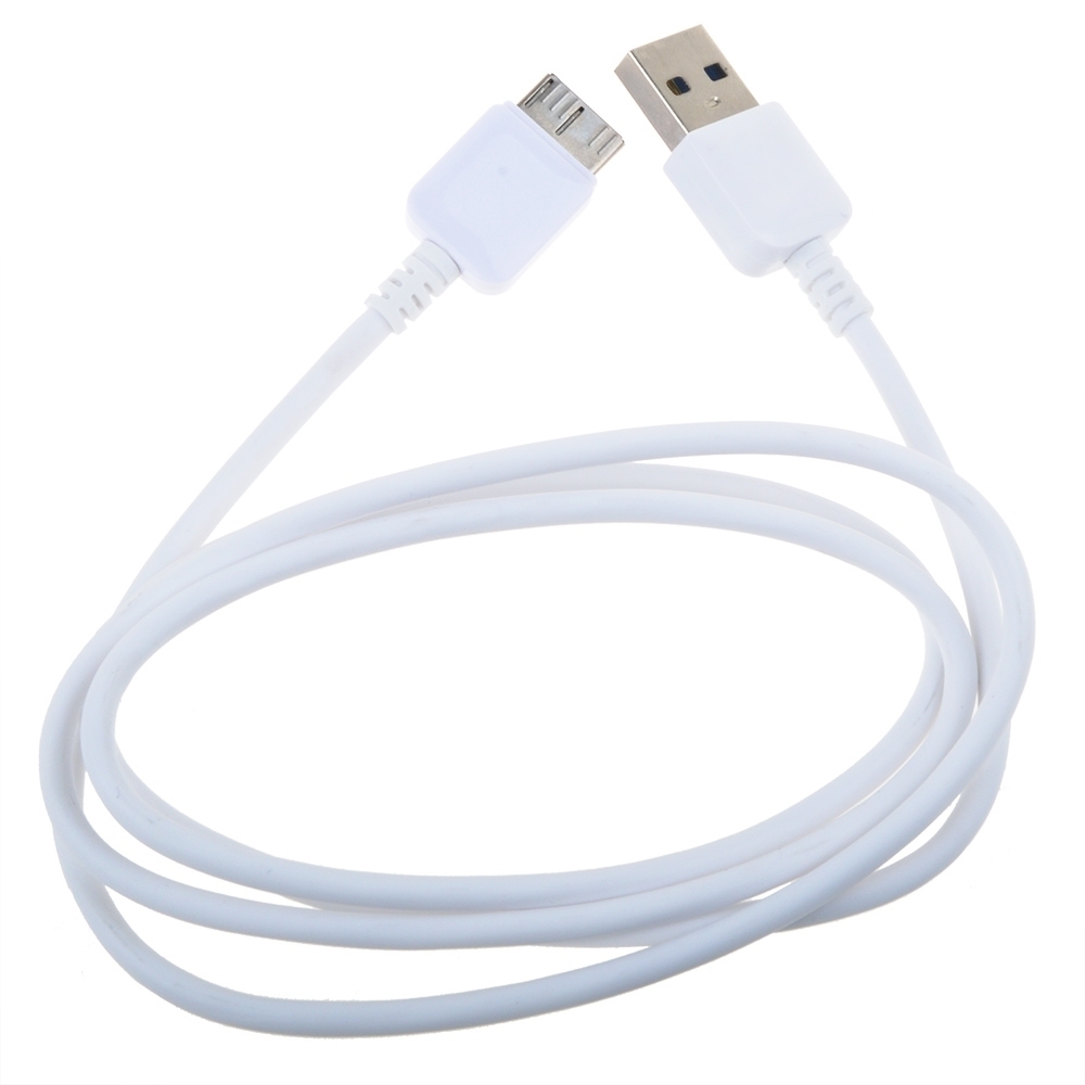 White USB 3.0 PC Data Sync Cable Cord for Samsung STS STSHX-D201TDB Hard Drive