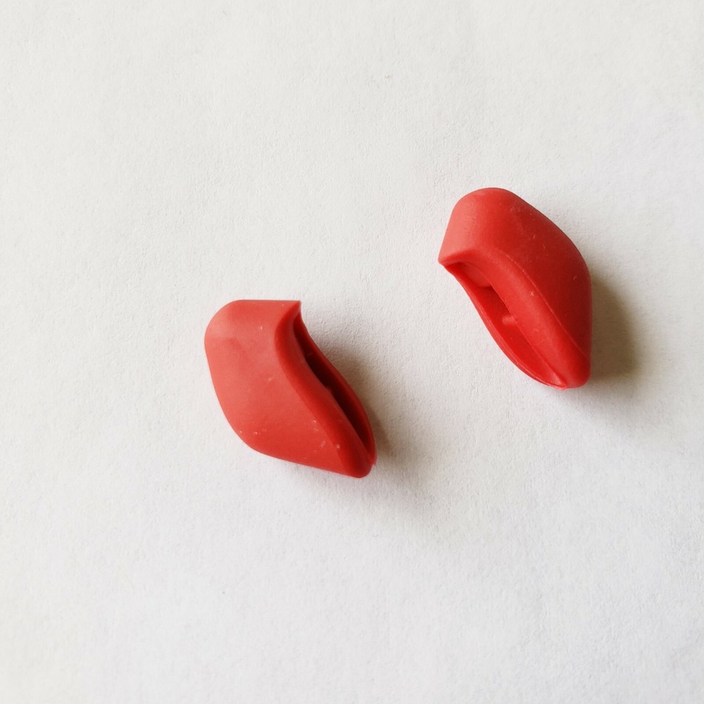 OAKLEY HALF JACKET 2.0 REPLACEMENT NOSE PADS RED *LARGE SIZE* AUTHENTIC