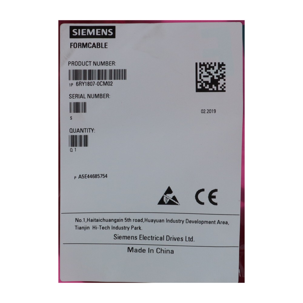 Siemens 6RY1807-0CM02 New NFP