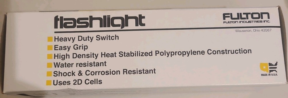 902N-LED Fulton Heavy Duty Flashlight