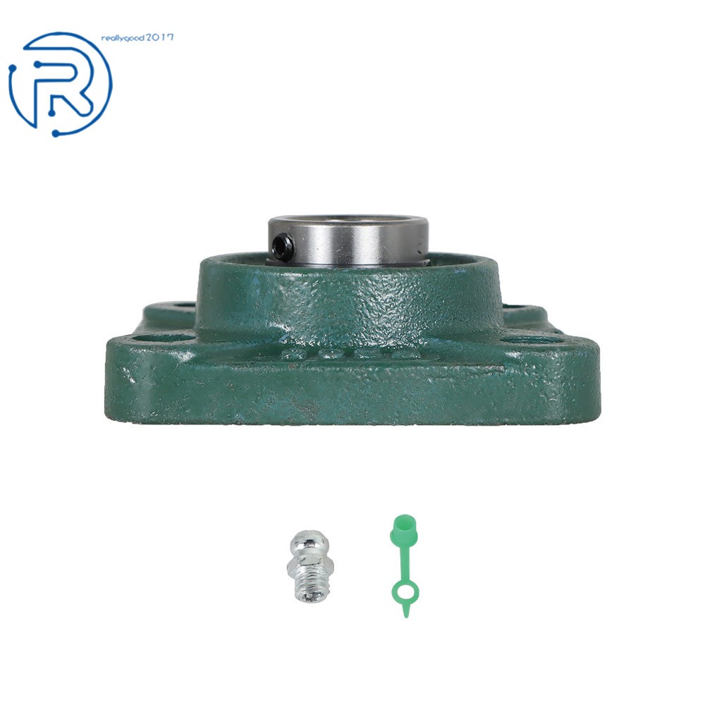 4Pack UCF205-16 1" Bore 4 Bolt Solid Base Pillow Block Flange Mounted Bearing