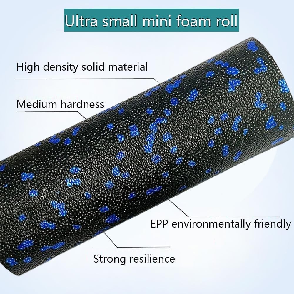 Extra Mini Foam Roller-High Density Massage Roller, Extra Small Yoga Roller for