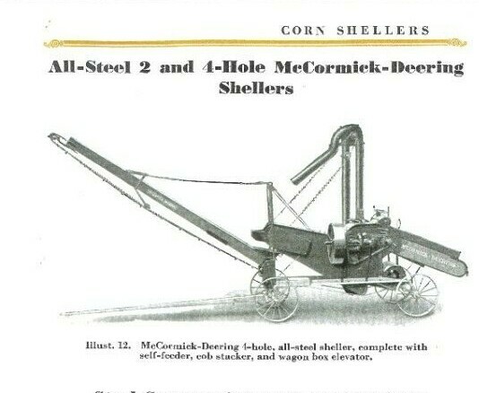 IHC International McCormick-Deering Corn Shellers Feed Grinders Mills Brochure