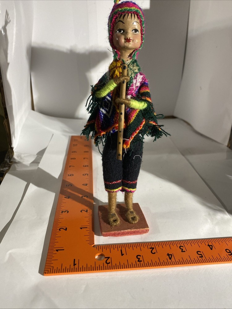 Vintage Handmade Folk Art Doll-read Description