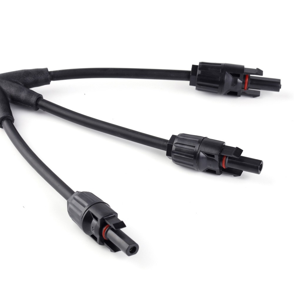 Solar Panel Y Branch Cable 3 in 1 Adapter Caravan Off Grid System Set Connector