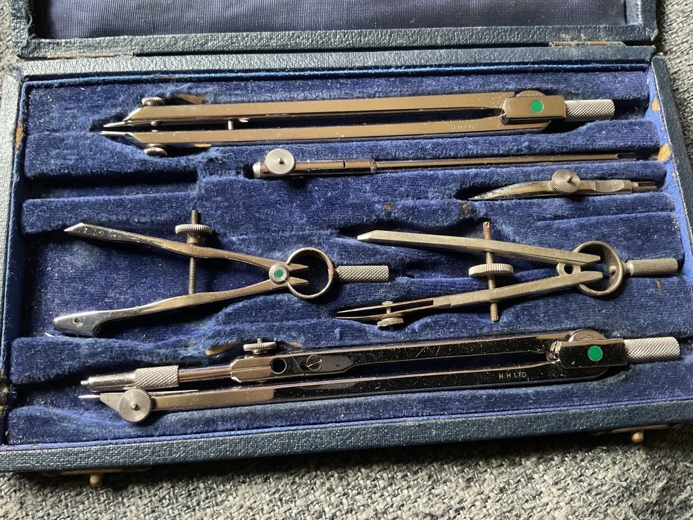 Vintage - Hall Harding Ltd - Technical Drawing Set