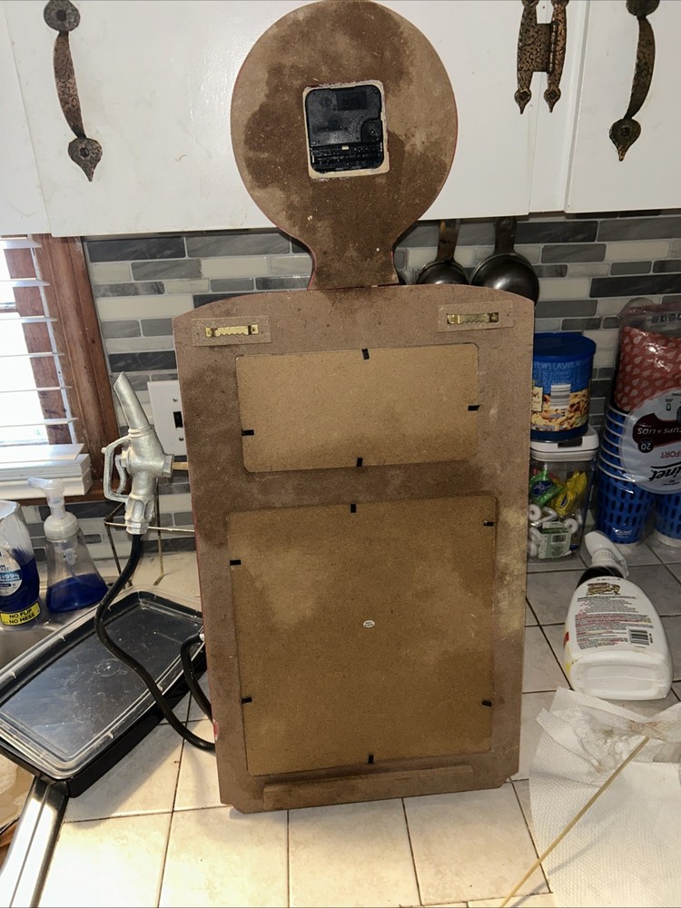 Dads Garage Clock And Grease Board