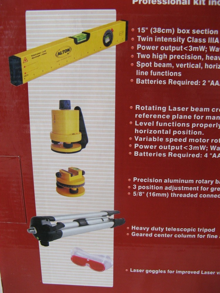 ALTON rotary laser level kit