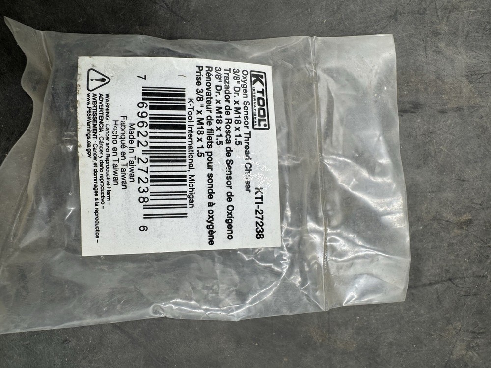 K Tool International KTI27238 Oxygen Sensor Thread Chaser 3/8" Dr