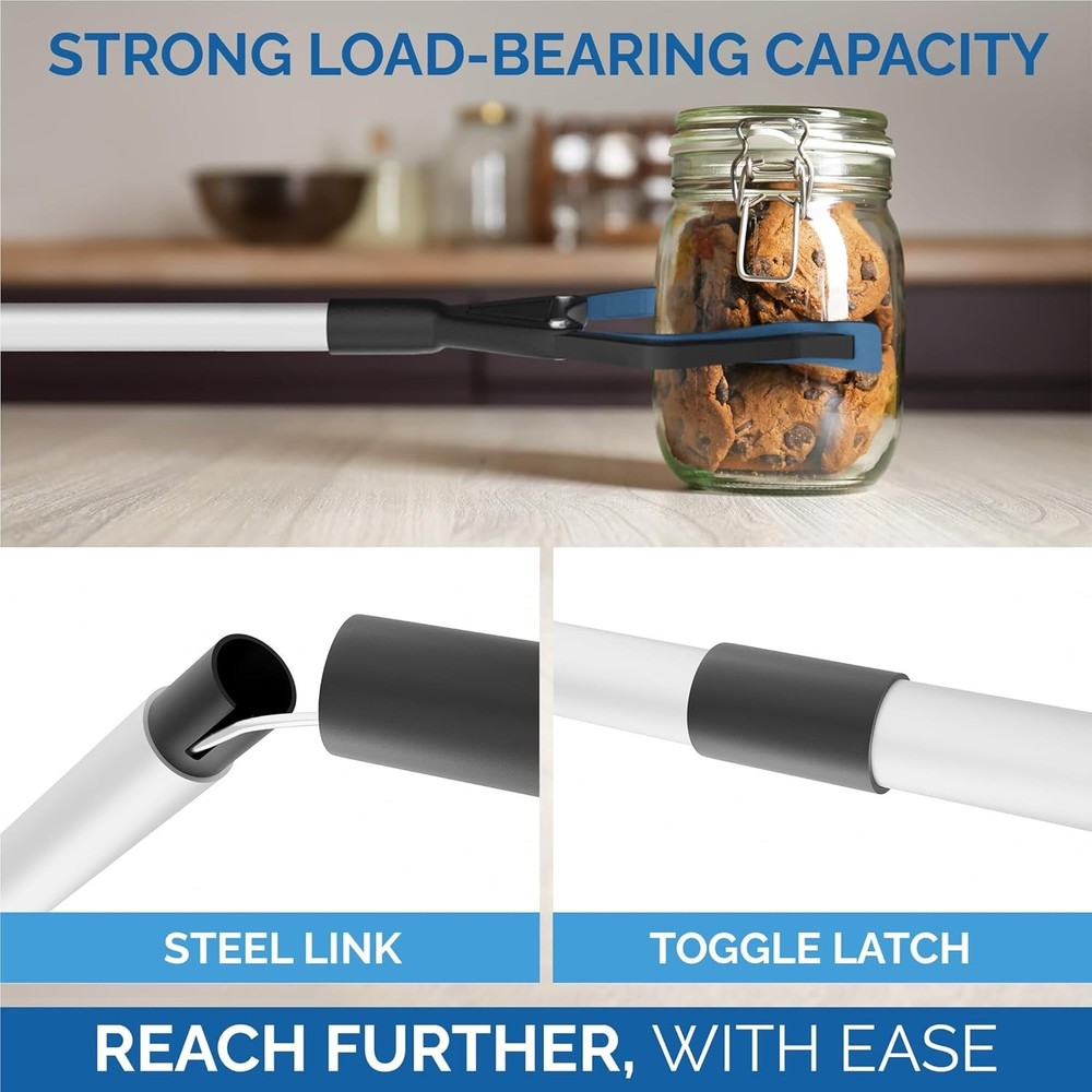 Extra Strength 2024 PowerGrip T9 Foldable Grabber Tool with 96 Grip Points