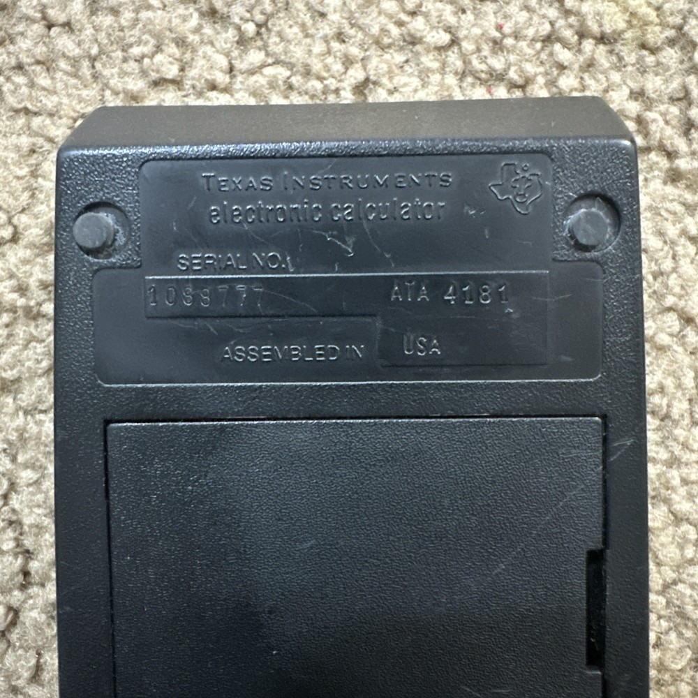 Texas Instruments TI-55 Advanced Pro Programmable Calculator Vintage 70s Tech