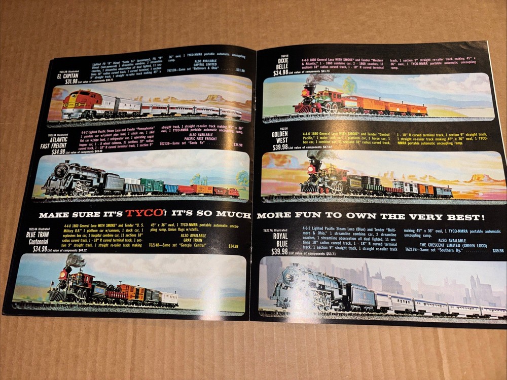 1962-1963 Tyco Trains Catalog