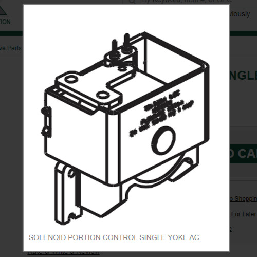 SOLENOID PORTION CONTROL SINGLE YOKE AC # 774-P36
