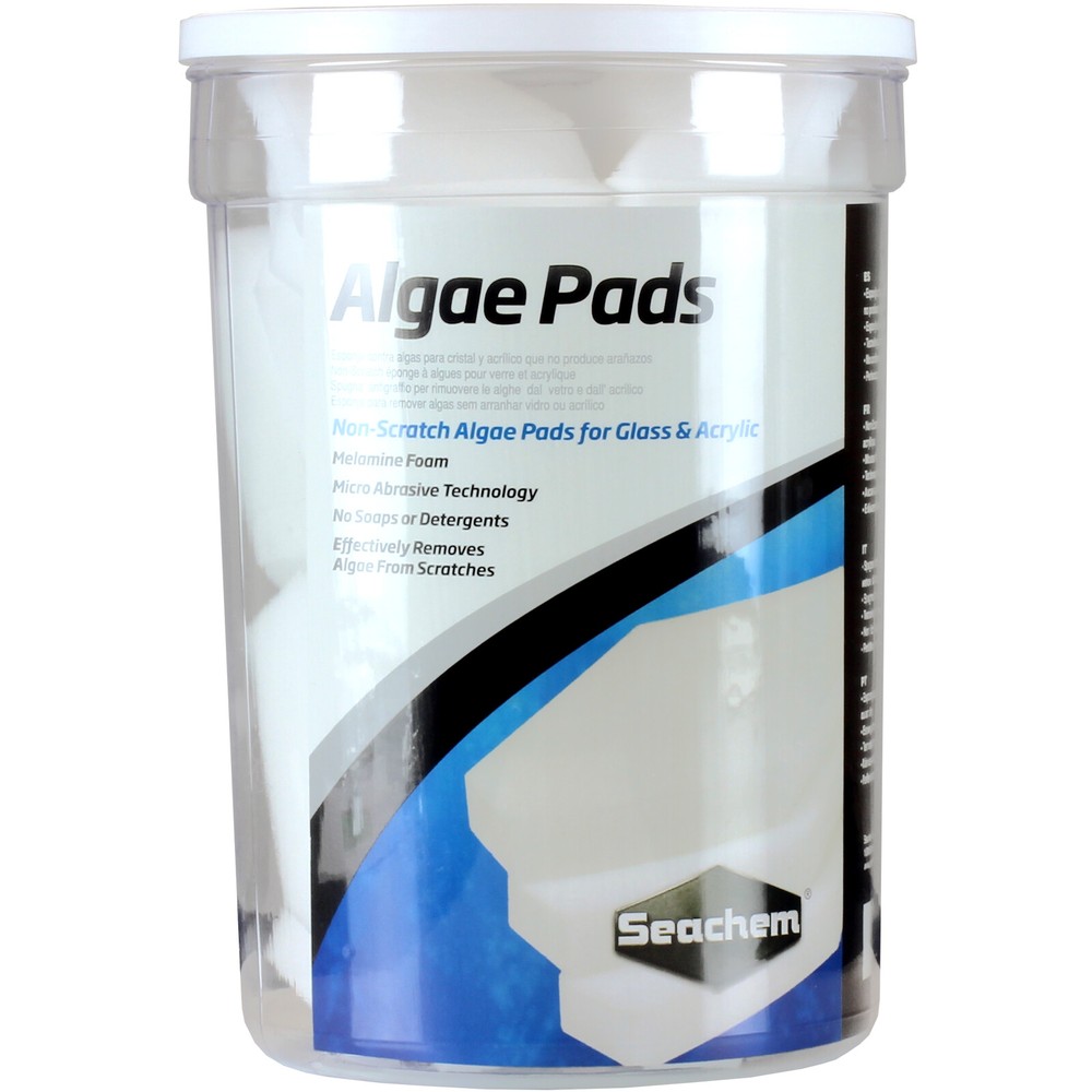 Seachem Algae Pads 18 Pack Non-Scratch Micro Abrasive Safe for Glass & Acrylic