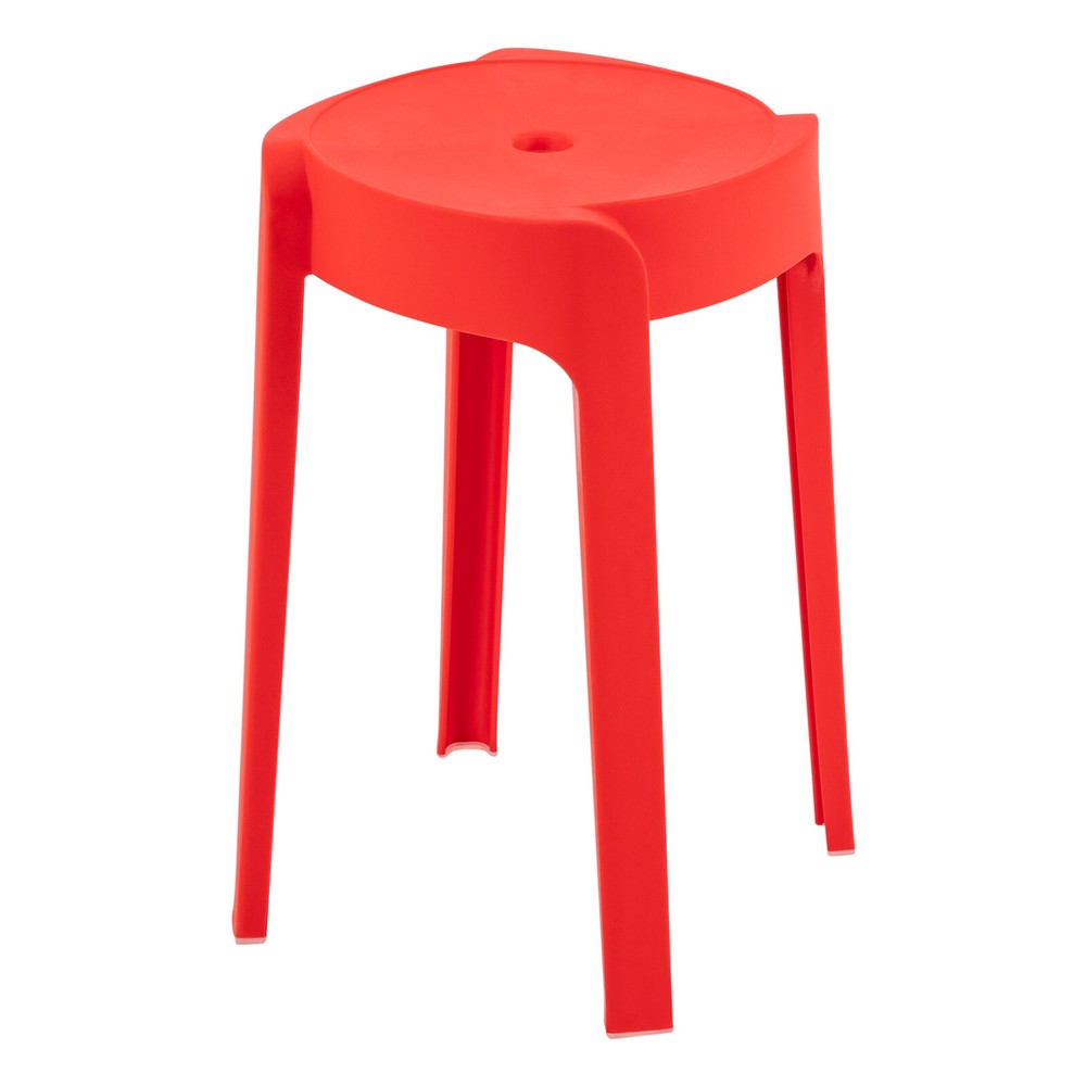 Plastic Stool Thickened Household Stacking Dining Table Round Stool High Stool