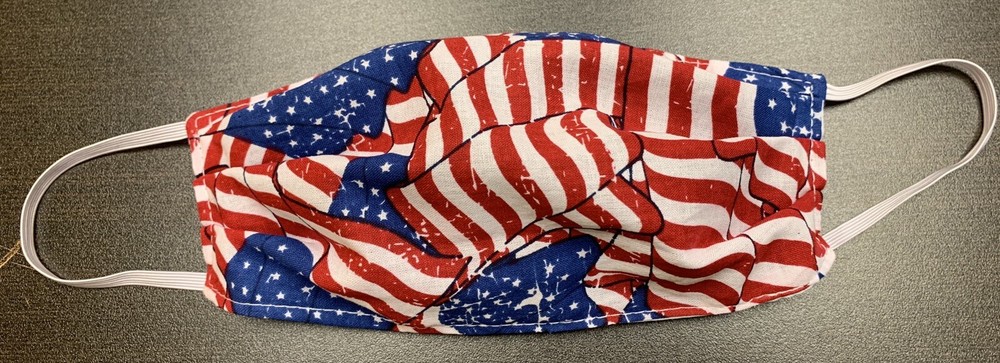 USA Flag Fabric Reusable Face MASK