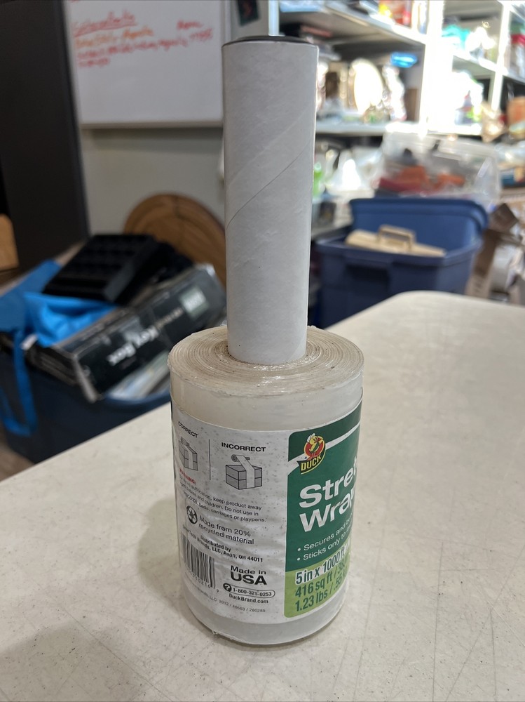 Duck Stretch Wrap Film Extensible 5" x 1000 ft