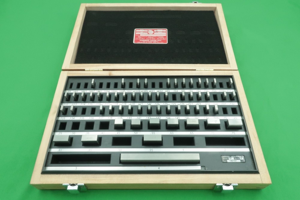 Starrett RS81B Gage Block Set Incomplete 57 Piece
