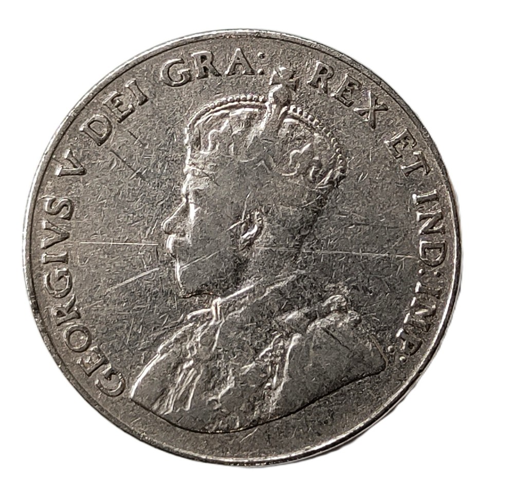 1927 Canada Five Cents George V - Free Shipping