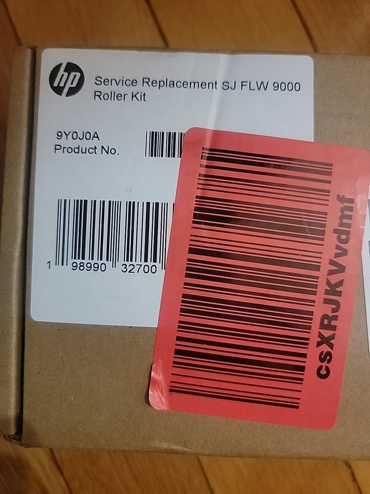 HP ScanJet Flow 9000 Roller Replace Kit 9Y0J0A New in Box Quick Ship!