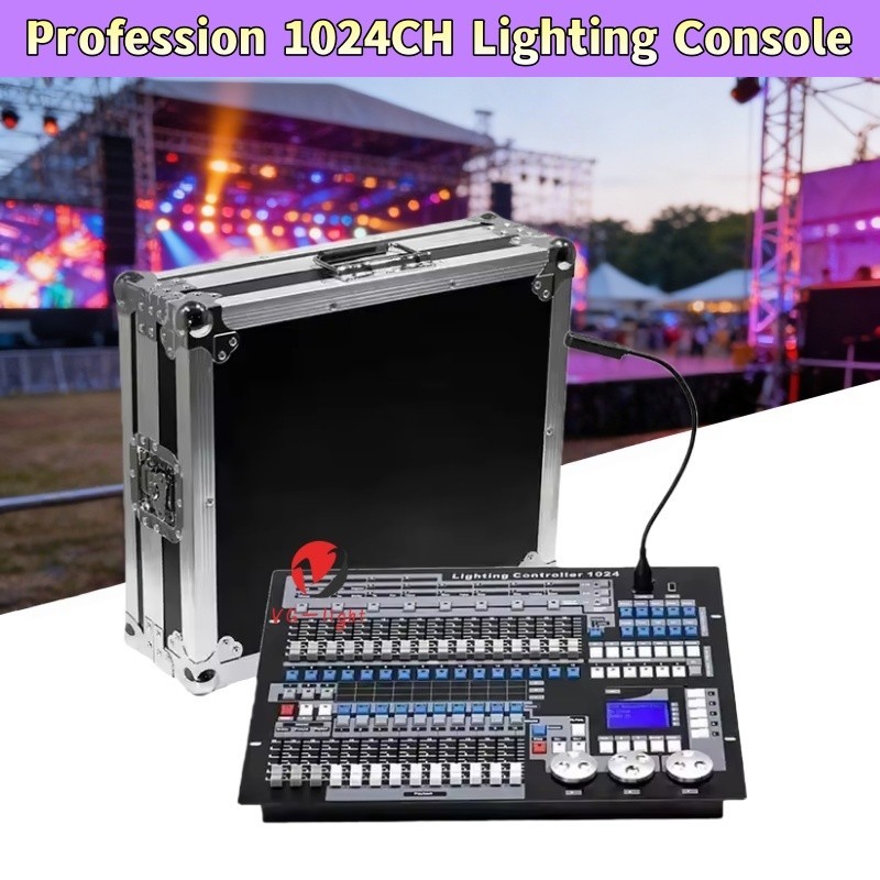 KingKong 1024 DMX Controller With Flight Case DMX Console Stage Light Controller