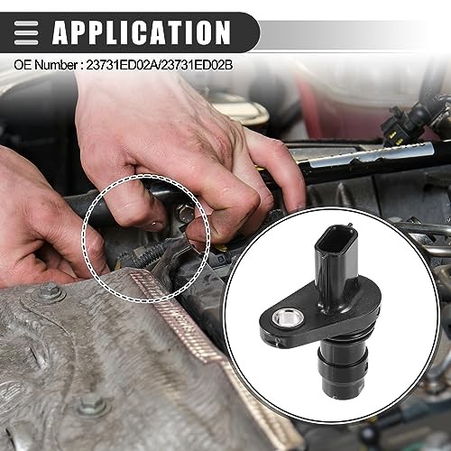 CPS Sensor, Engine Camshaft Position Sensor, for Nissan Versa 2009-2019, ABS,