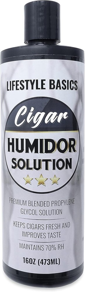 Cigar Humidor Solution 16 oz (473 ml) - Humidifier Liquid - Premium...