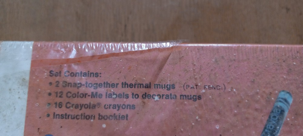 Color Me Mugs Kit - NOS